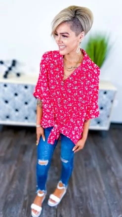 The ZigZag Stripe Let Love Grow Top TOPS & TUNICS