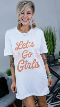 Golden Rose Co Let's Go Girls Tee