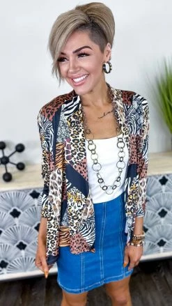 The ZigZag Stripe Lifetime Of Luxury Cardigan