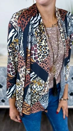 The ZigZag Stripe Lifetime Of Luxury Cardigan