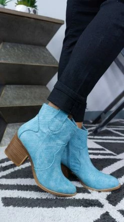 Chinese Laundry Light Blue Unite Booties SHOES