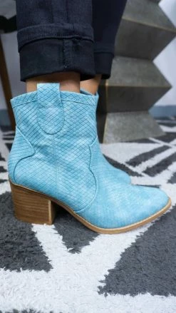 Chinese Laundry Light Blue Unite Booties SHOES