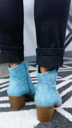 Chinese Laundry Light Blue Unite Booties SHOES