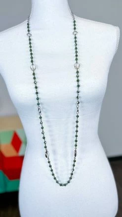 Lost & Found ACCESSORIES Lime Raelyn Necklace