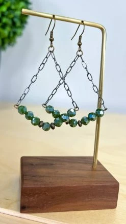 Lost & Found Lime Sophie Crystal Earrings