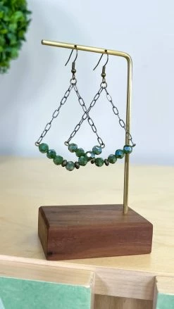 Lost & Found Lime Sophie Crystal Earrings