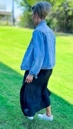 The ZigZag Stripe BOTTOMS Love Me Anyway Skirt