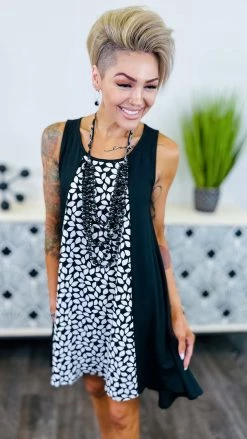 The ZigZag Stripe Lovely Nights Dress