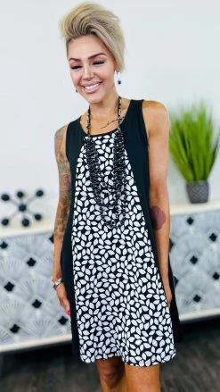 The ZigZag Stripe Lovely Nights Dress