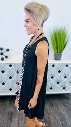 The ZigZag Stripe Lovely Nights Dress