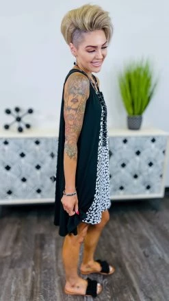 The ZigZag Stripe Lovely Nights Dress