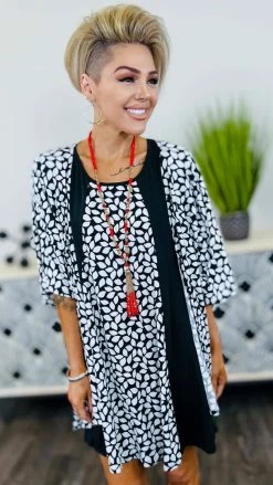 The ZigZag Stripe Lovely Nights Dress