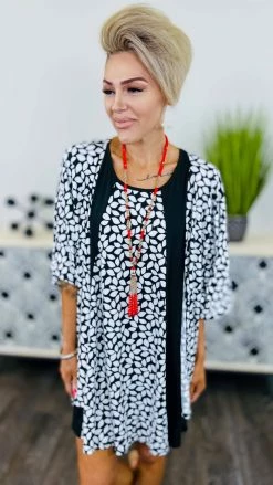 The ZigZag Stripe Lovely Nights Dress