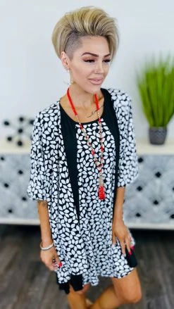 The ZigZag Stripe Lovely Nights Dress