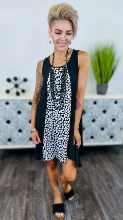 The ZigZag Stripe Lovely Nights Dress