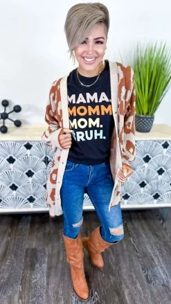 Lotus Fashion Mama Mommy Mom Bruh Tee GRAPHIC TEES