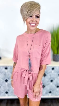 The ZigZag Stripe MATCHING SETS Mauve Better With Bubbly Set