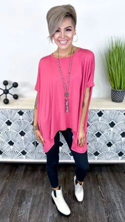 The ZigZag Stripe Mauve City Rhythm Top TOPS & TUNICS