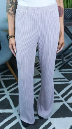 The ZigZag Stripe BOTTOMS Mauve Future Moves Pants [NO RETURNS]