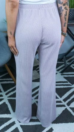 The ZigZag Stripe BOTTOMS Mauve Future Moves Pants [NO RETURNS]