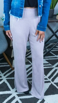 The ZigZag Stripe BOTTOMS Mauve Future Moves Pants [NO RETURNS]