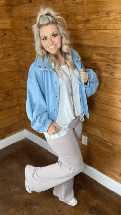 The ZigZag Stripe BOTTOMS Mauve Future Moves Pants [NO RETURNS]