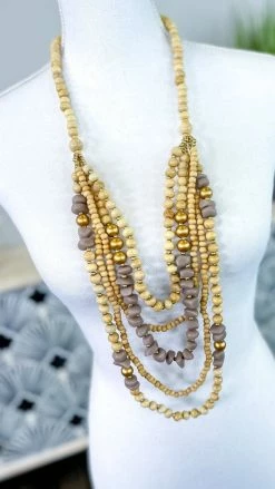 Bali Queen ACCESSORIES Mauve Landyn Necklace