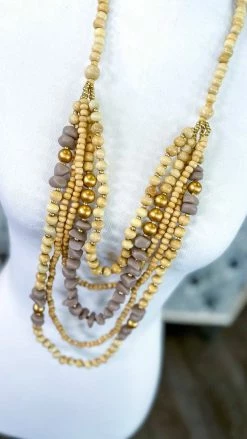 Bali Queen ACCESSORIES Mauve Landyn Necklace