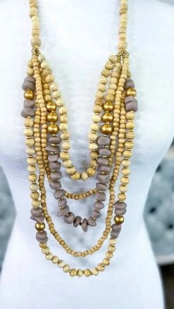 Bali Queen ACCESSORIES Mauve Landyn Necklace