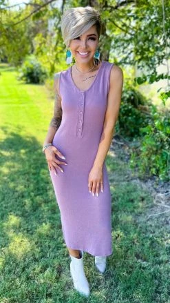 The ZigZag Stripe Mauve Rooftop Date Dress DRESSES
