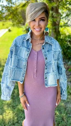 The ZigZag Stripe Mauve Rooftop Date Dress DRESSES