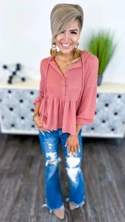 The ZigZag Stripe Mauve Sweet Nothing Top