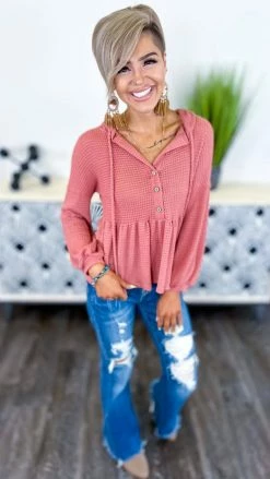 The ZigZag Stripe Mauve Sweet Nothing Top