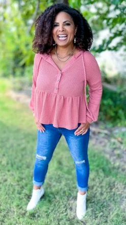 The ZigZag Stripe Mauve Sweet Nothing Top