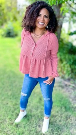 The ZigZag Stripe Mauve Sweet Nothing Top