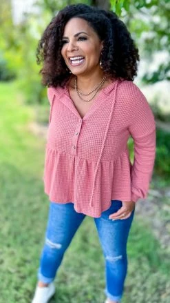 The ZigZag Stripe Mauve Sweet Nothing Top