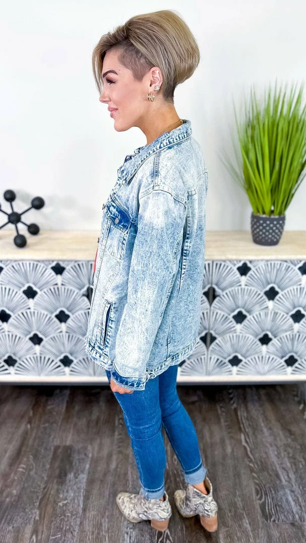 Southern Grace OUTERWEAR Miles Between Us Denim Jacket