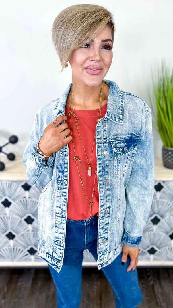 Southern Grace OUTERWEAR Miles Between Us Denim Jacket