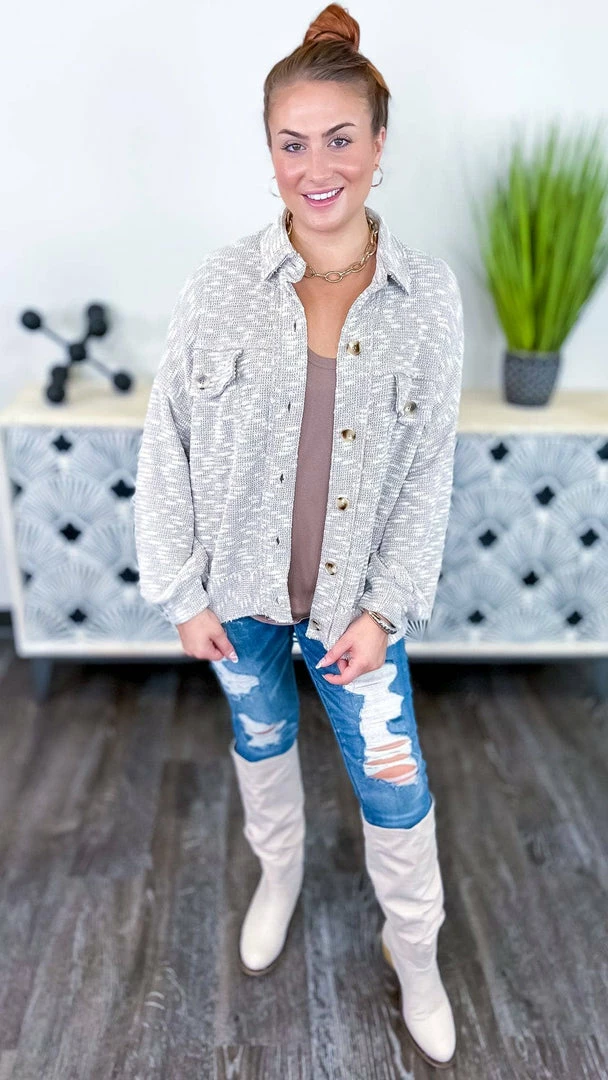 White Birch Shackets Mindful Meditation Shacket