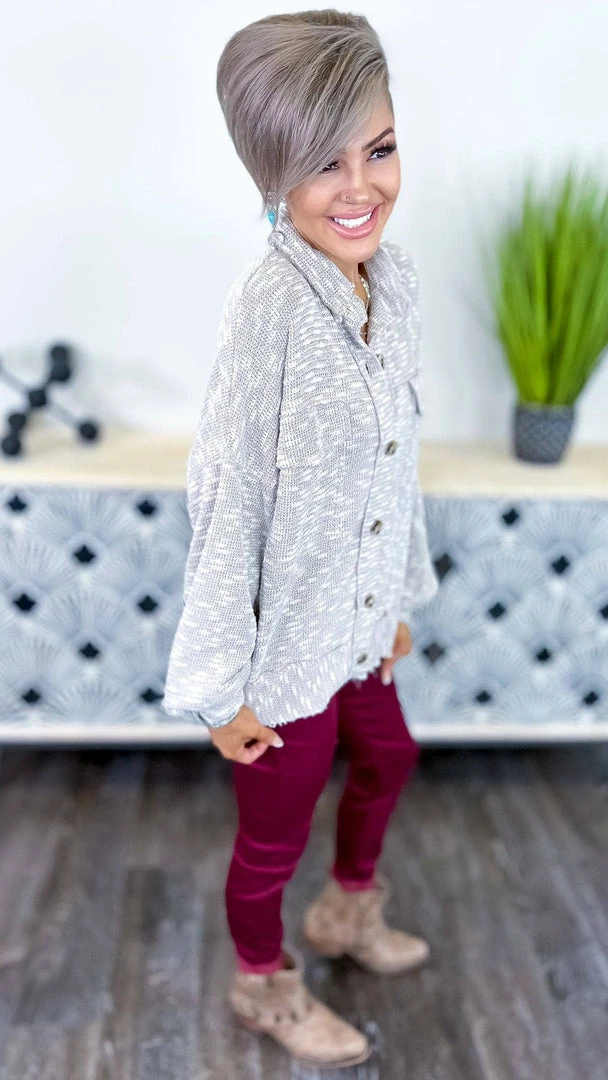 White Birch Shackets Mindful Meditation Shacket