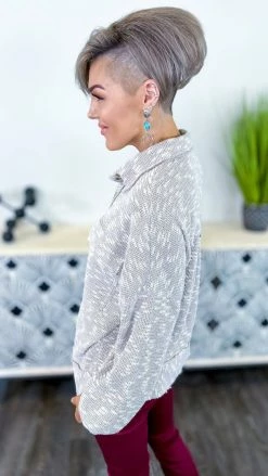 White Birch Shackets Mindful Meditation Shacket