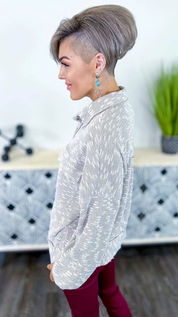 White Birch Shackets Mindful Meditation Shacket