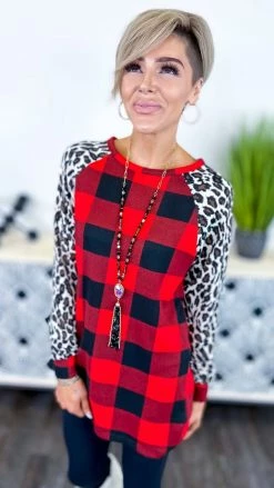 Your Fashion Wholesale Mixing The Fun Prints Top TOPS & TUNICS