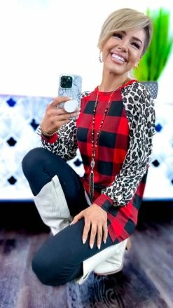 Your Fashion Wholesale Mixing The Fun Prints Top TOPS & TUNICS