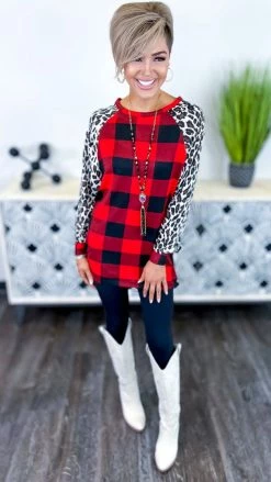 Your Fashion Wholesale Mixing The Fun Prints Top TOPS & TUNICS