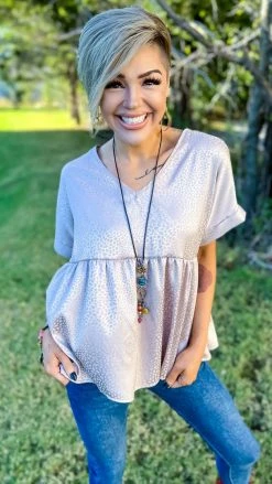 The ZigZag Stripe Mocha Leopard City Sleek Top