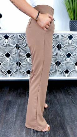 The ZigZag Stripe Mocha New Potential Pants BOTTOMS