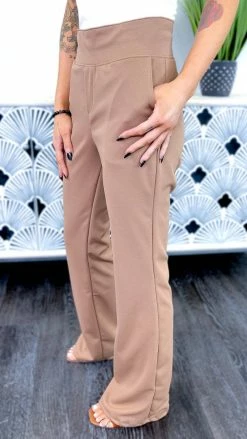 The ZigZag Stripe Mocha New Potential Pants BOTTOMS