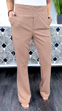 The ZigZag Stripe Mocha New Potential Pants BOTTOMS