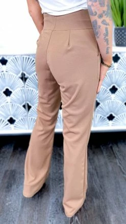 The ZigZag Stripe Mocha New Potential Pants BOTTOMS